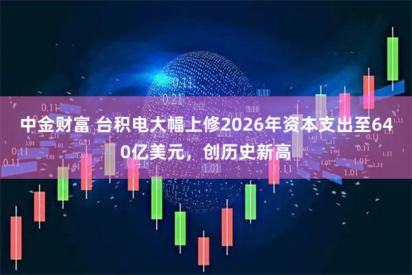中金财富 台积电大幅上修2026年资本支出至640亿美元，创历史新高